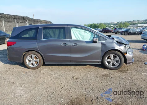 2019 Honda Odyssey Ex из США, поврежденный, VIN 5FNRL6H54KB007636